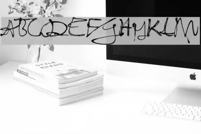 Fixogum-Mager Font examples