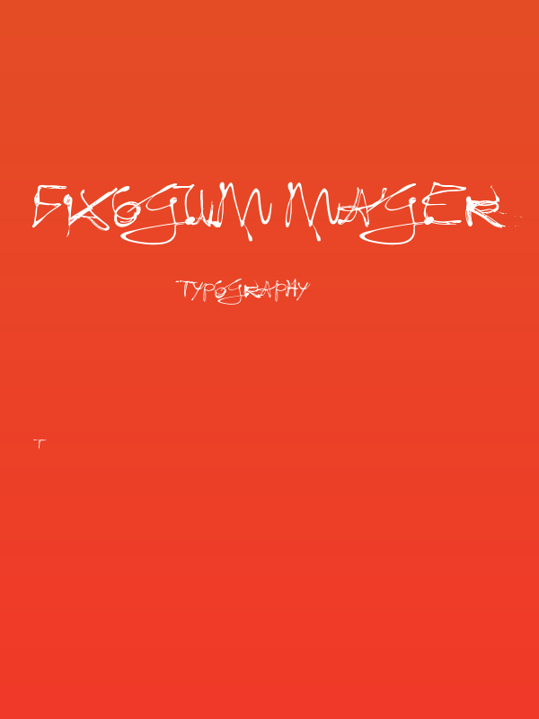 Fixogum-Mager Poster