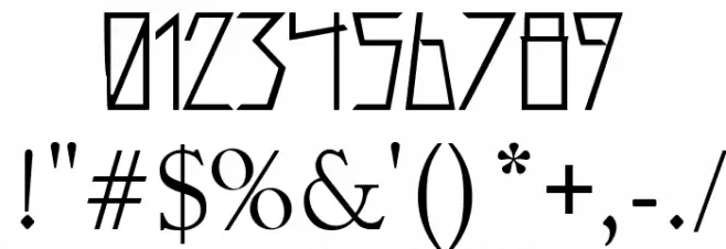 Fixxed Font OTHER CHARS