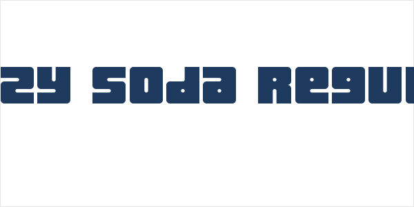 Fizzy Soda Regular Logo