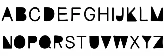 fickle Шрифта ВЕРХНИЙ