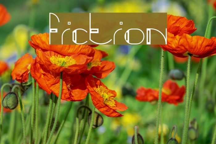 fiction Font examples