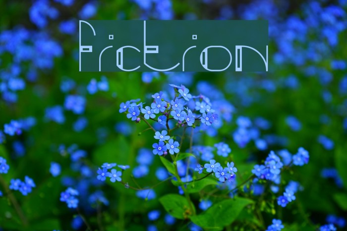 fiction Font examples