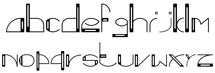 fiction Font LOWERCASE