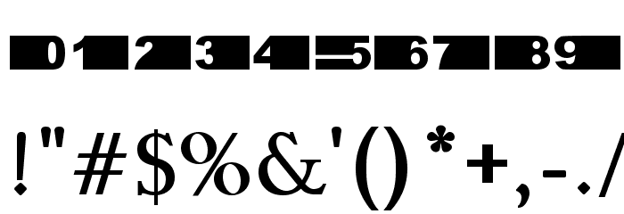 fifth avenue Bold Font OTHER CHARS