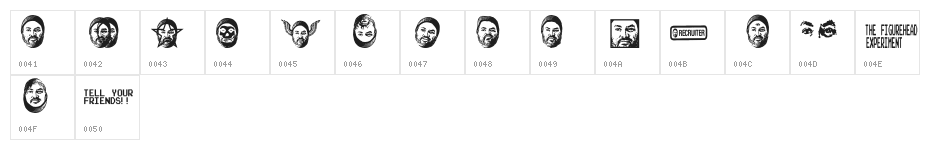 figurehead experiment Character Map