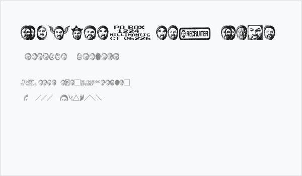 figurehead font Business Card