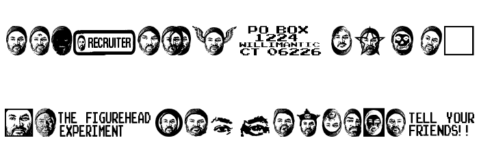 figurehead font Font LOWERCASE