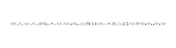filigrees and ornaments ST Шрифта