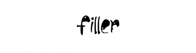 filler_  Fuentes Gratis Descargar