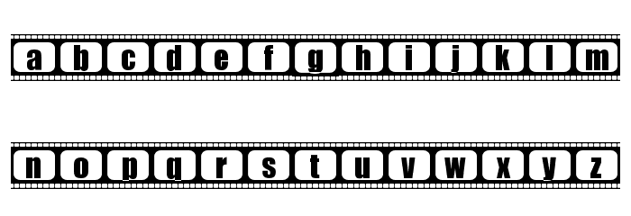 film505 Font LOWERCASE
