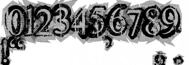 final lap Font OTHER CHARS