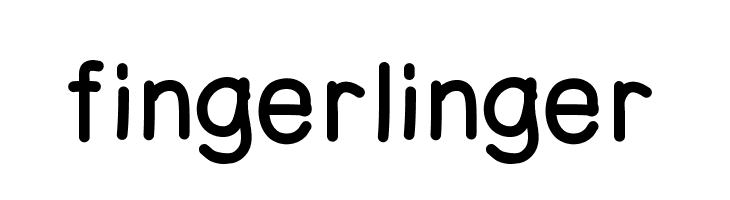 fingerlinger Font