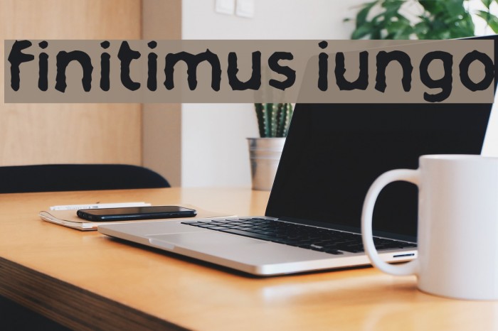 finitimus iungo Font examples