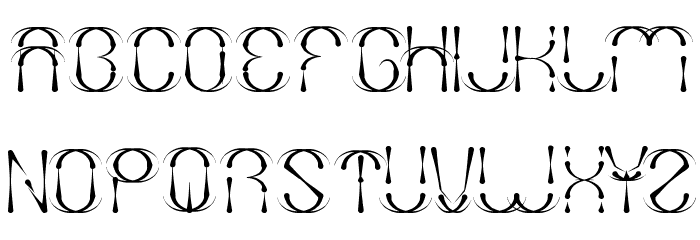 firework Font LOWERCASE