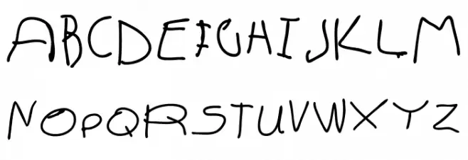 first grade lili Caratteri MAIUSCOLE