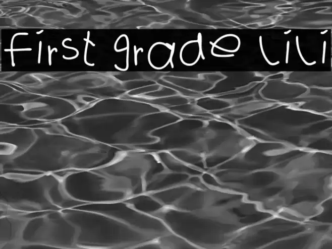 first grade lili Caratteri examples