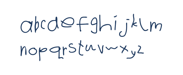 first grade lili Lowercase