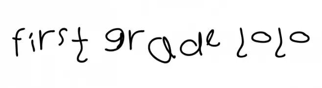 first grade lolo  Descarca Fonturi Gratis