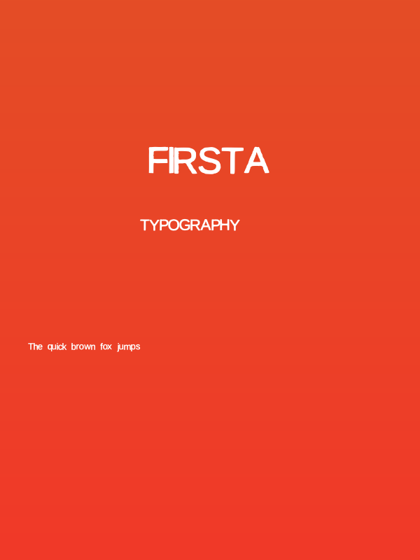 firsta Poster