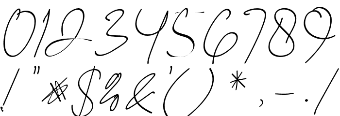 firstlove Font OTHER CHARS