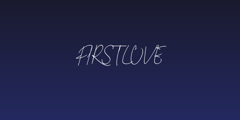 firstlove Social Header