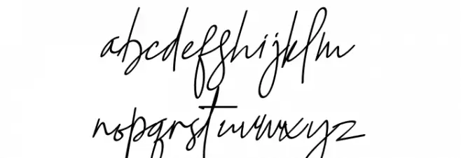 firstlove Font LOWERCASE