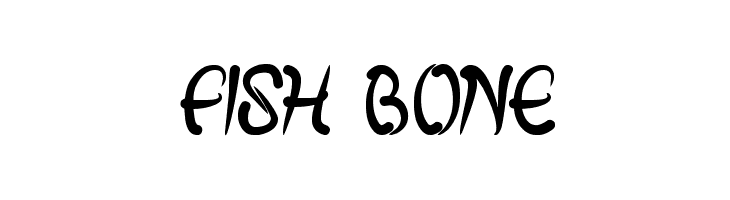 fish bone  Free Fonts Download