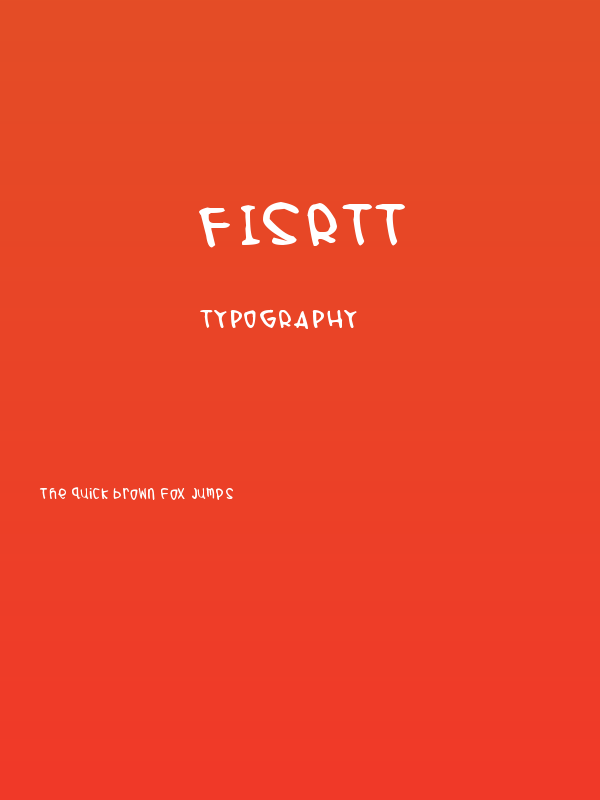fisrtt Poster