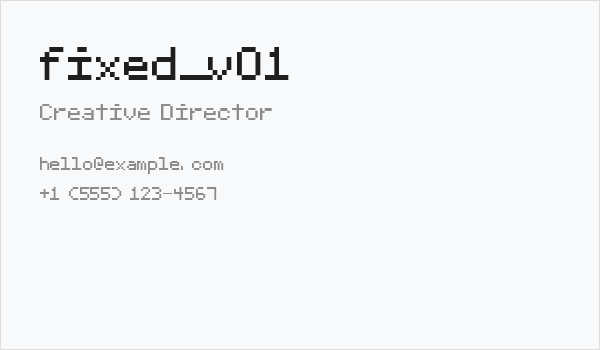fixed_v01 Business Card