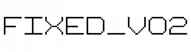 fixed_v02  Fuentes Gratis Descargar