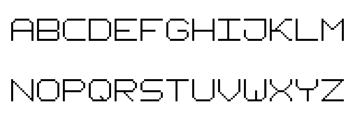 fixed_v02 Font LOWERCASE