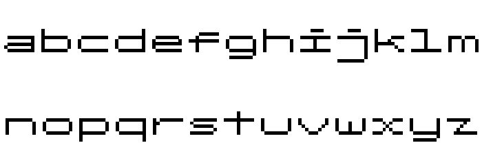 fixed_v03 Font LOWERCASE