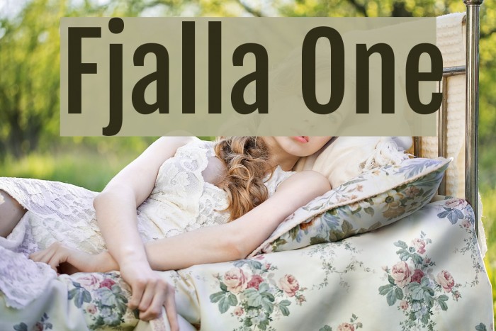 Fjalla One Font examples
