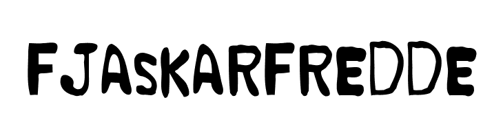 Fjaskar Fredde Font