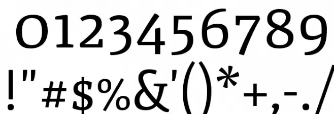 Fjord One Font OTHER CHARS