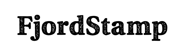 Fjord Stamp  Free Fonts Download