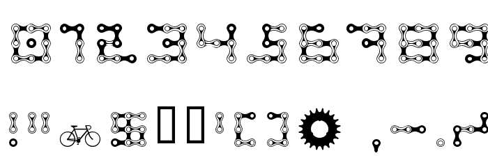 FK Chain Font OTHER CHARS