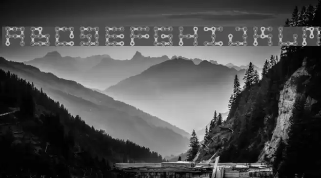 FK Chain Font examples