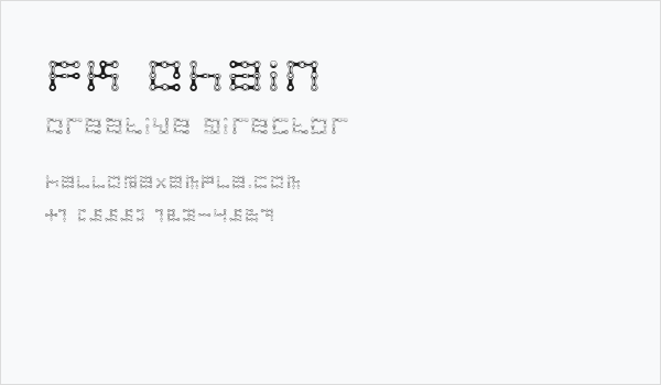 FK Chain Business Card