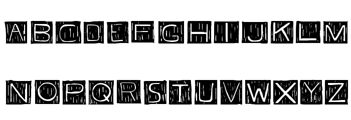 FKAFont Regular Font LOWERCASE