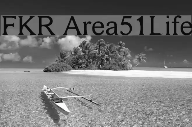 FKR Area51Life Schriftart examples