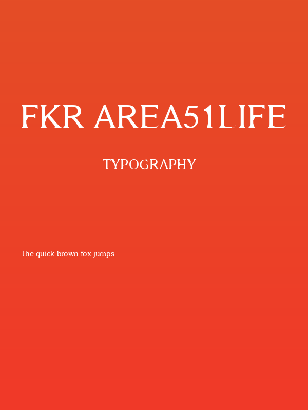 FKR Area51Life Poster