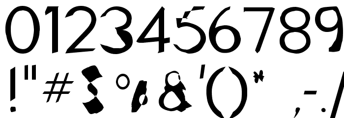 FKR NiceLife Medium Font OTHER CHARS