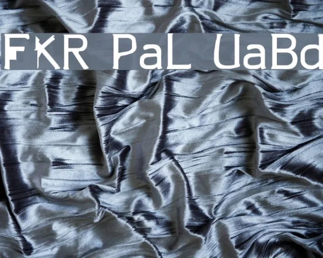 FKR ParkLife UltraBold Example 1