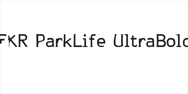 FKR ParkLife UltraBold Logo