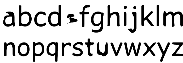 FKR SlurrLife Medium Font LOWERCASE