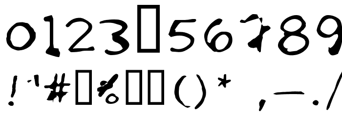 FKR StarLife SemiBold Font OTHER CHARS