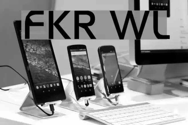 FKR WifeLife Font examples