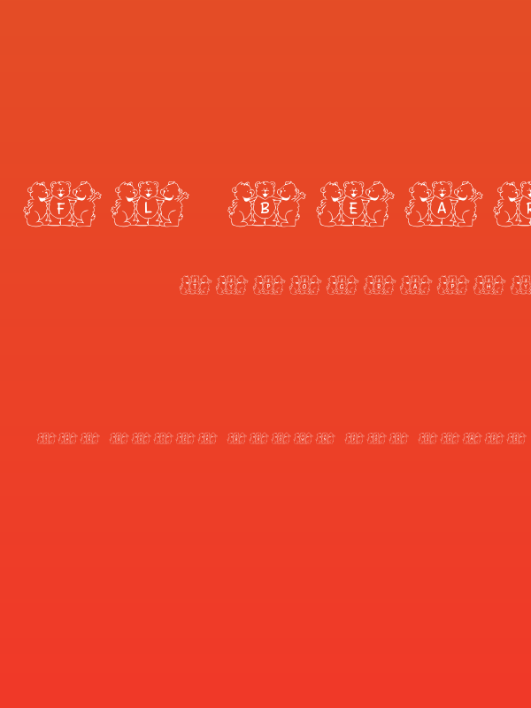 FL Beary Good Friends Poster